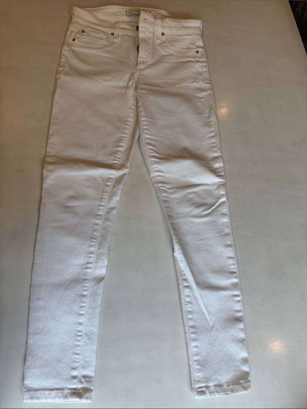 Joe's Jeans Flawless The Icon White Skinny Stretch Jeans Size 27